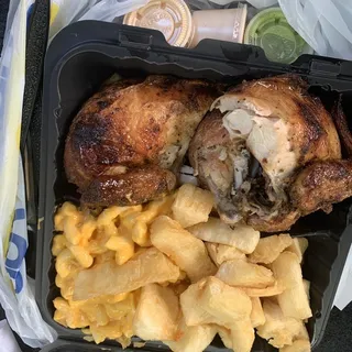 1/2 Chicken with 2 Sides