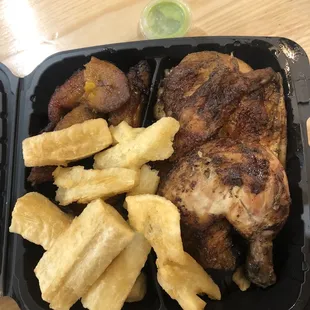 1/2 Chicken with 2 Sides