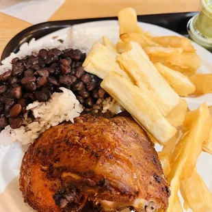 1/4 Dark Chicken with 2 Sides