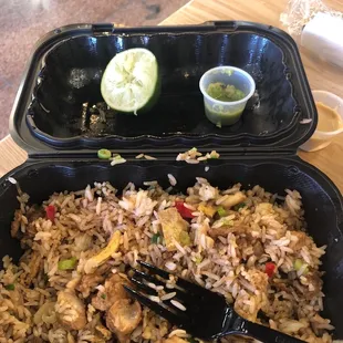 Seafood chaufa