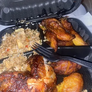 Quarter chicken - 1/4 Dark Chicken with 2 Sides