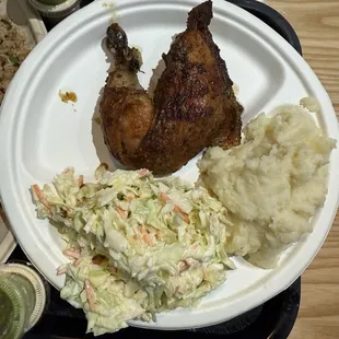 1/4 Dark Chicken with 2 Sides