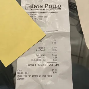 what is a packaging fee?