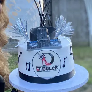 My birthday cake! DJ design