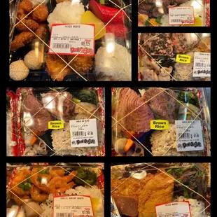 Reasonable priced bento. Mix pack, garlic or furikake ahi, garlic shrimps, steak , and etc.