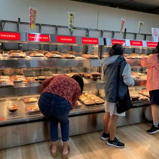 New BIGGER hot section for bentos and other foods to grab-and-go!