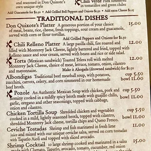 Menu July 2024