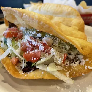 Puff tacos - shredded beef