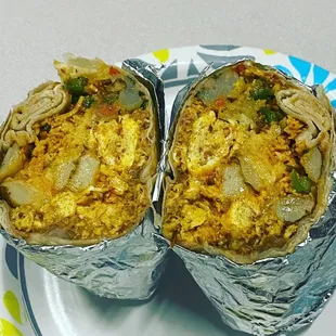Breakfast burrito Chorizo