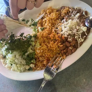 Double Item Combination Plate