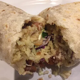 Fried Fish Burrito