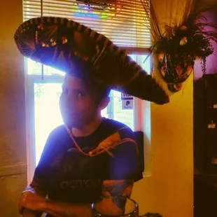 Happy Birthday Mike...Free Shot &amp; you get to wear a heavy Sombrero