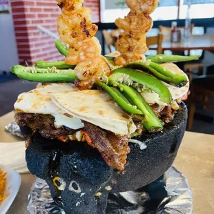 This was so good! "Molcajete"