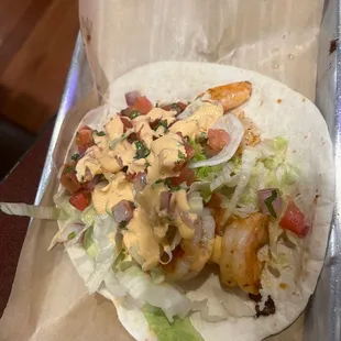 Shrimp taco