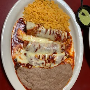 Enchiladas Rojas.