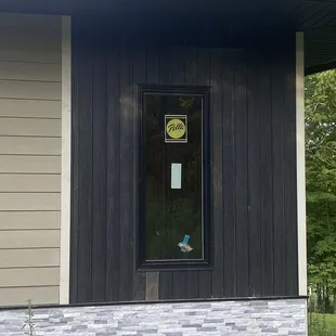 Siding installed