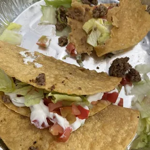 Soggy &quot;beef&quot; tacos