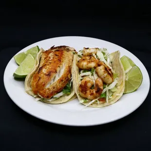 Fish &amp; Shrimp Tacos
