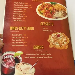 Menu 2025