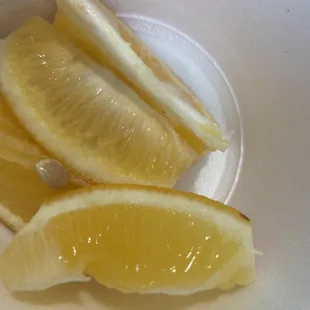 Oranges not limes or lemon for my tacos