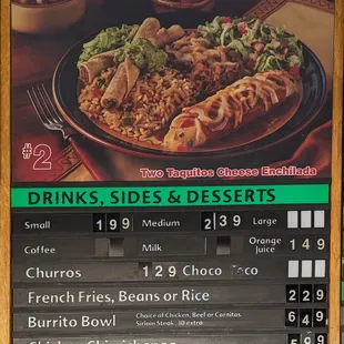 Menu/Prices