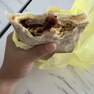 Bacon and Egg Burrito