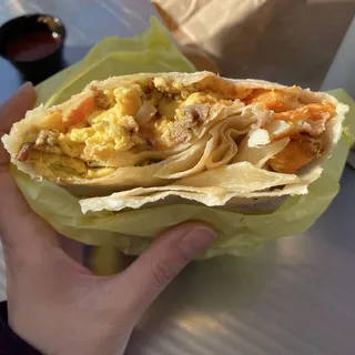 Steak and Egg Burrito