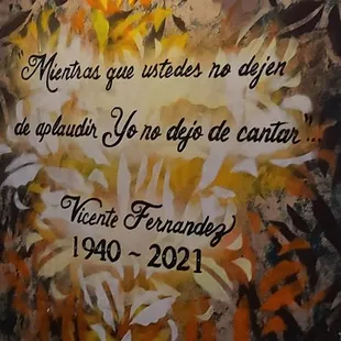 Vicente Fernandez quote