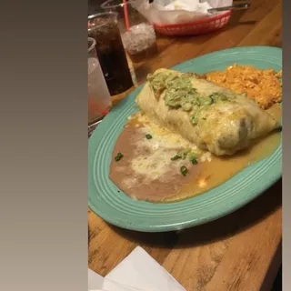 Shredded Chicken Burrito