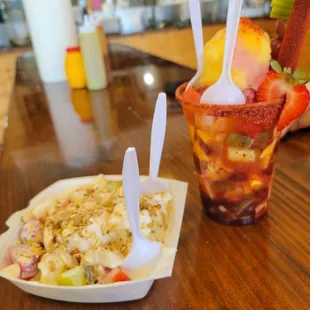 Dessert was fantastic and don't look for flan. This is so much better.