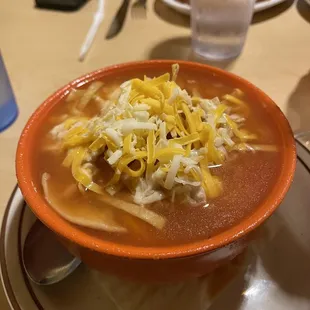 Chicken tortilla soup