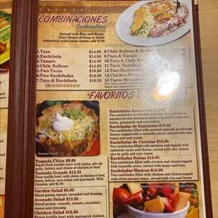 Combinations &amp; House Favorites