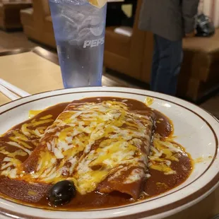 Cheese enchiladas