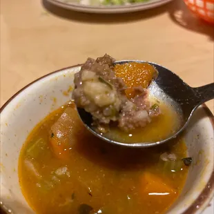 Albondigas soup