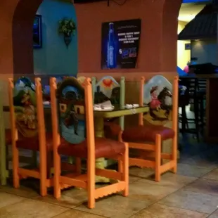 Don Senor's dining area