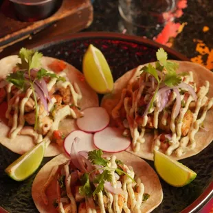 Ceviche Corvina Tacos - Mexican food