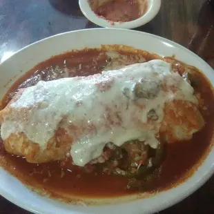 Camarones a La Diabla Burrito