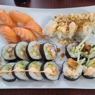 sushi, food, sushi and sashimi, sashimi