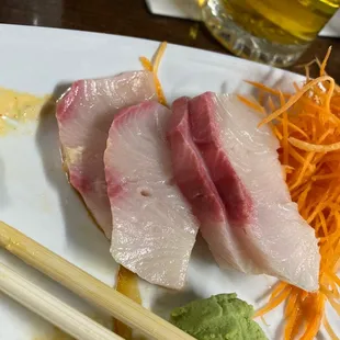 Yellowtail sashimi
