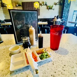 Garnish &amp; sauces for your meal.