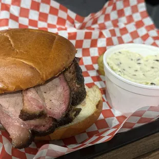 Tri-tip sandwich &amp; potato salad!!