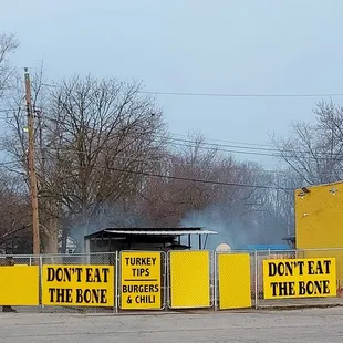 smoke coming out of the building