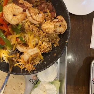 The shrimp, and everything else was delicious as well