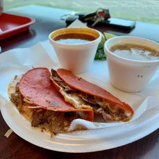 Birria tacos were good!