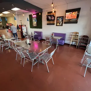  the inside of a restaurant