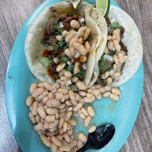 Beef + Pork Flour Tacos