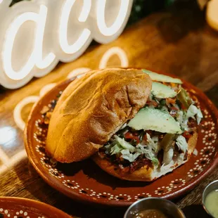 Torta with your choice of protein