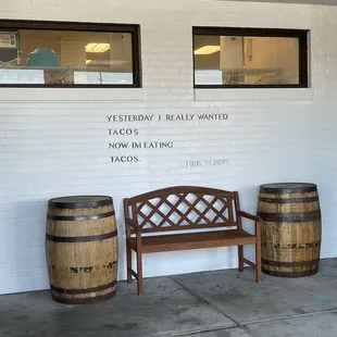 Front of restaurant.  Made me giggle.