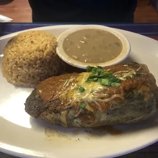 stuffed poblano