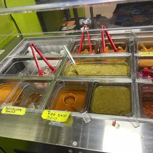 Salsa bar